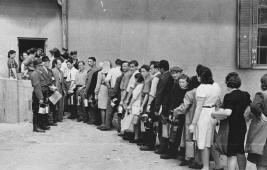 Jewish DPs in the Food Line (1945-47)